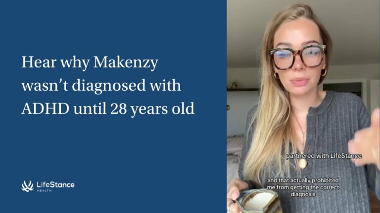 Makenzy was diagnosed with ADHD at age 28